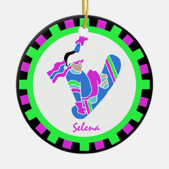 BoardChick Live zum Brett Keramikornament (Vorne)