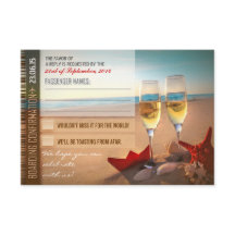 Boarding Bestätigung Hochzeit RSVP Karten - Eintri