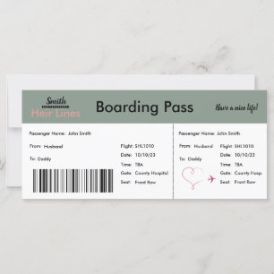 Boarding Pass Adoption Bekanntgabe Neutral