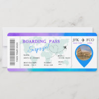 Boarding Pass Airline Ticketübersicht