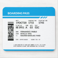 Boarding Pass (blau)