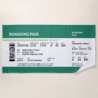 Boarding Pass - Green