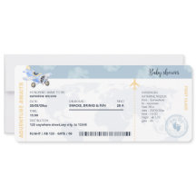 Boarding Pass Reisen Geschlecht Neutral Baby Dusch