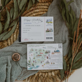 Boarding Pass | Wochenende in Spanien Einladung