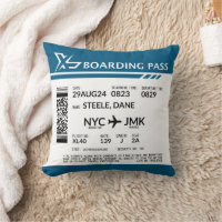 Boarding Pass XL Throw Kissen