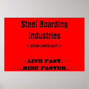 Boarding Poster