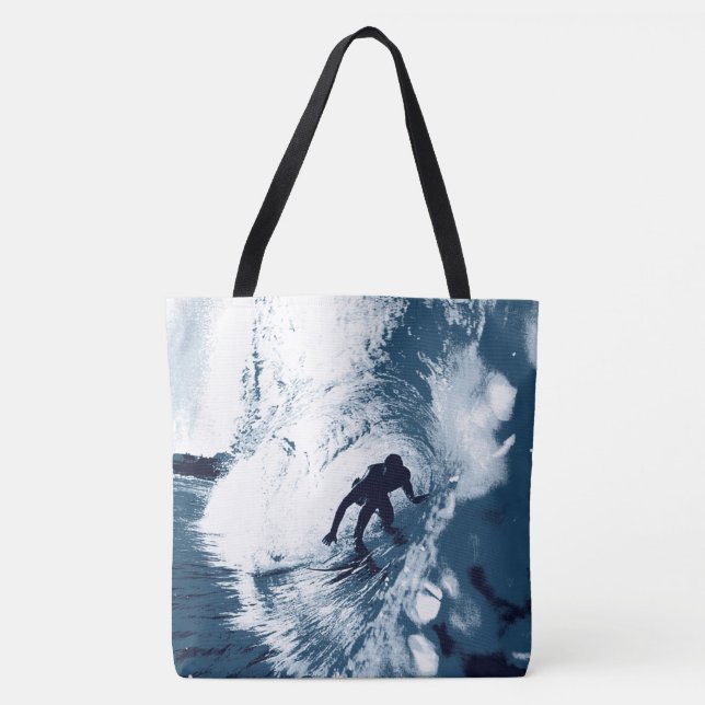 Boarding Trybe Tube, Hawaiian Surfer Beach Bag (Vorderseite)