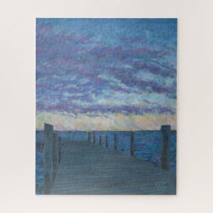 Boardwalk auf dem Sound 16x20 Zoll Puzzle