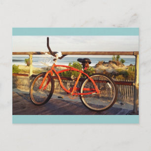 Boardwalk Bike Postkarte