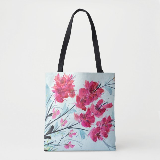Boardwalk Blume Tote Tasche (Vorderseite)