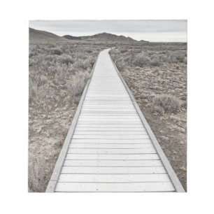 Boardwalk durch die Wüste Notizblock