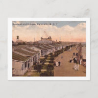 Boardwalk & Hütten, Brighton Beach, NY Vintag