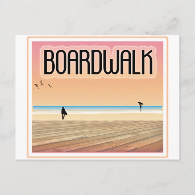 Boardwalk Postkarte (Vorderseite)