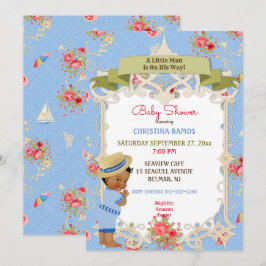 Boardwalk Victoriana Beach Summer Baby Dusche Einladung