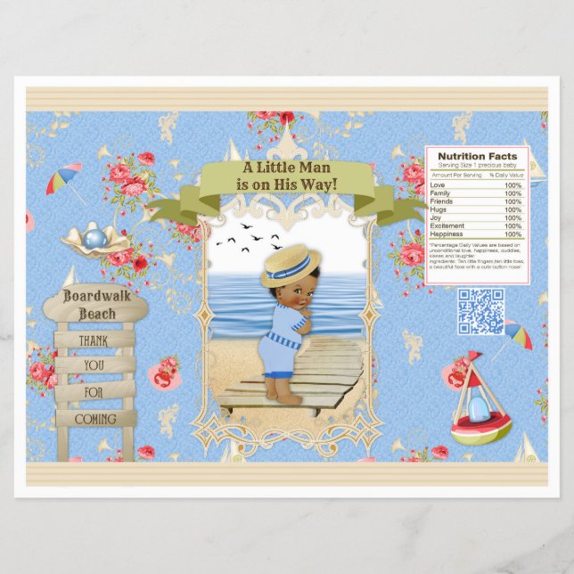 Boardwalk Victoriana Beach Summer Chip Bag Flyer (Vorne)