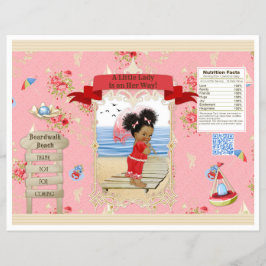 Boardwalk Victoriana Beach Summer Chip Bag Flyer