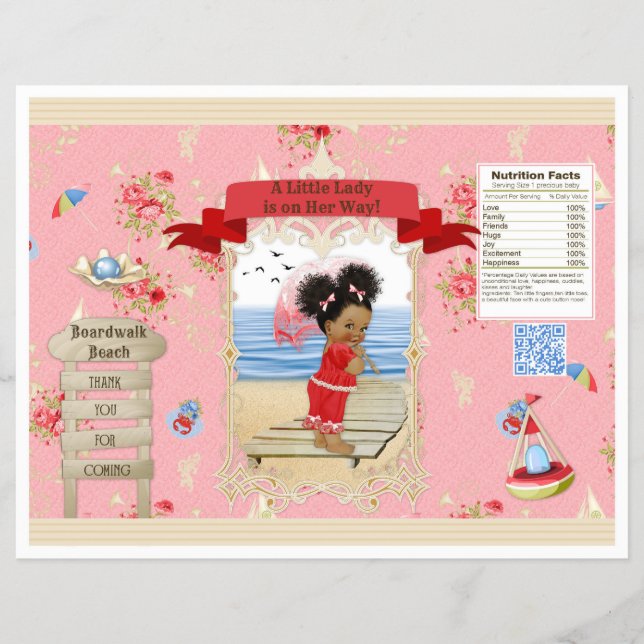 Boardwalk Victoriana Beach Summer Chip Bag Flyer (Vorne)