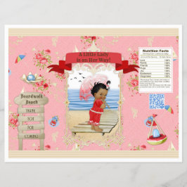 Boardwalk Victoriana Beach Summer Chip Bag Flyer