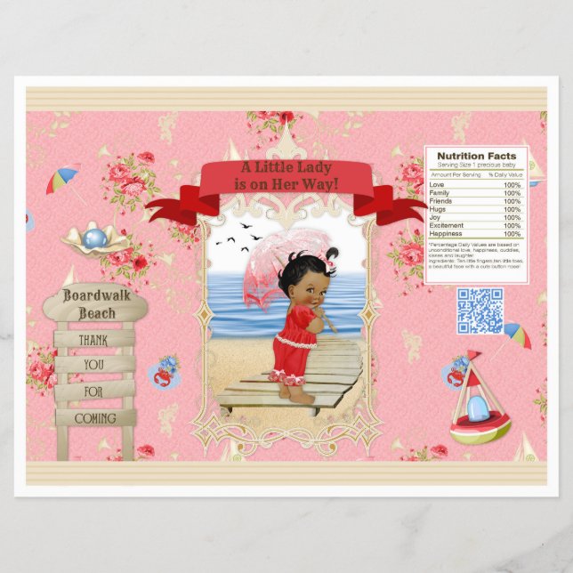 Boardwalk Victoriana Beach Summer Chip Bag Flyer (Vorne)