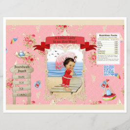 Boardwalk Victoriana Beach Summer Chip Bag Flyer