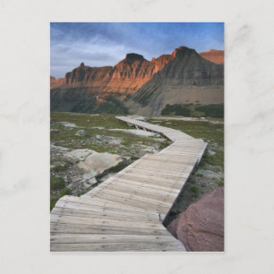 Boardwalk: Waterton Glacier International Postkarte