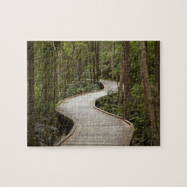 Boardwalk zu Nelson Falls, Franklin - Gordon Puzzle (Horizontal)
