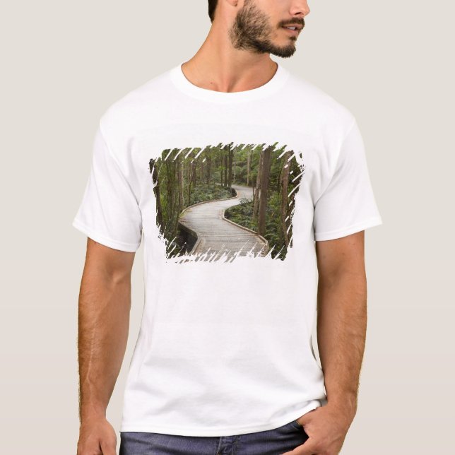 Boardwalk zu Nelson Falls, Franklin - Gordon T-Shirt (Vorderseite)