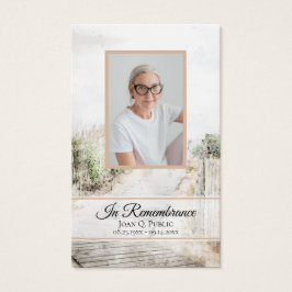 Boardwalk zum Beerdigungsservice Gedenkgebet