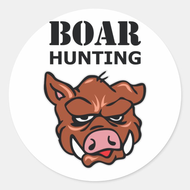 BOARJÄHRUNG RUNDER AUFKLEBER (Vorderseite)