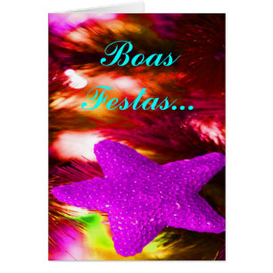 Boas Festas e um feliz Ano Novo Lila Star I