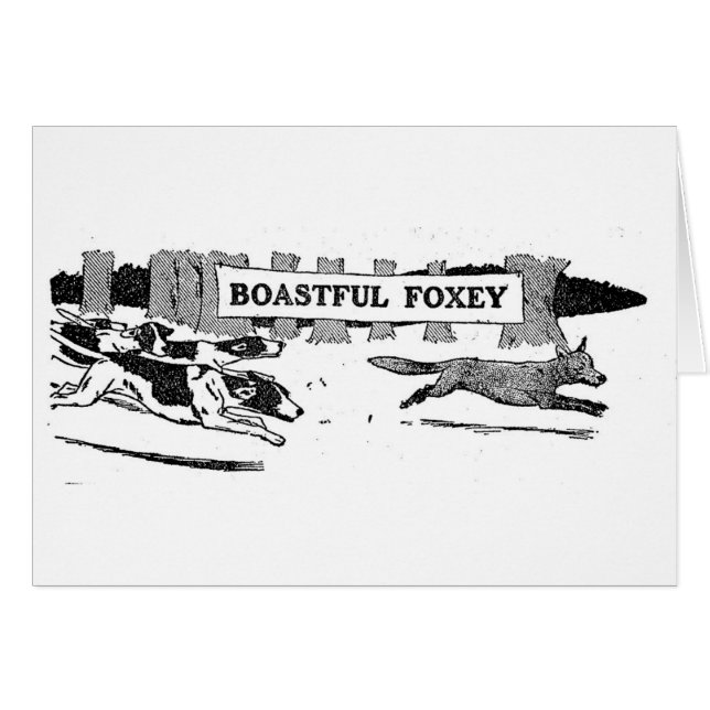 Boastful Foxy (Vorderseite (Horizontal))