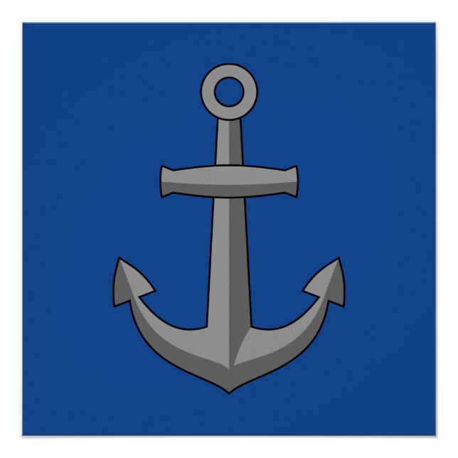 Boat Anchor Cartoon Poster (Vorderseite)