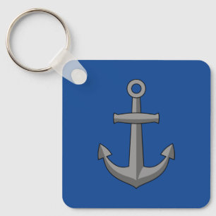 Boat Anchor Cartoon Schlüsselanhänger