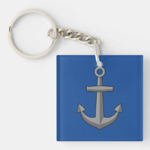 Boat Anchor Cartoon Schlüsselanhänger