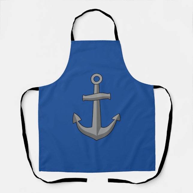 Boat Anchor Cartoon Schürze (Vorderseite)