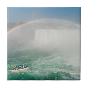 Boat and Horseshoe Falls from Niagara Falls Fliese