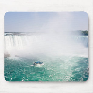 Boat and Horseshoe Falls from Niagara Falls Mousepad