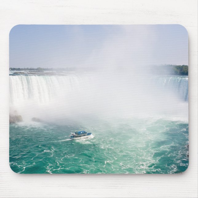Boat and Horseshoe Falls from Niagara Falls Mousepad (Vorne)