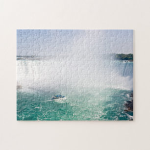 Boat and Horseshoe Falls from Niagara Falls Puzzle