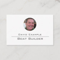 Boat Builder Business Card