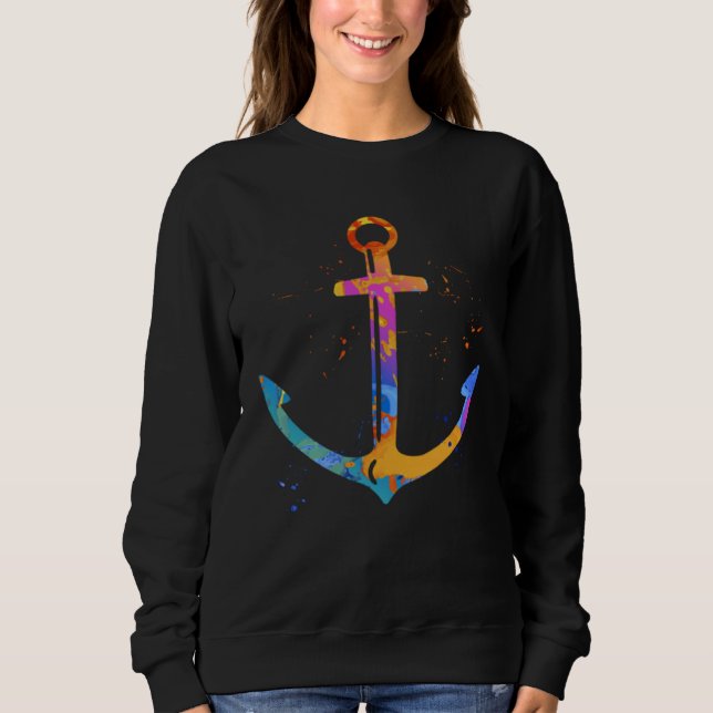 Boat Captain Graphic  Sail Boat  Motor Boat Captai Sweatshirt (Vorderseite)