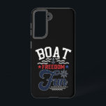 Boat Freedom Fun 4. Juli Boater Samsung Galaxy Hülle<br><div class="desc">Boat Freedom Fun 4. Juli Boater</div>