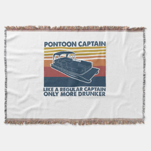 Boat Gift   Funny Vintag Pontoon Boat Geschenk Ide Decke