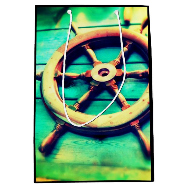 Boat Helm Geschenktasche Mittlere Geschenktüte (Vorderseite)