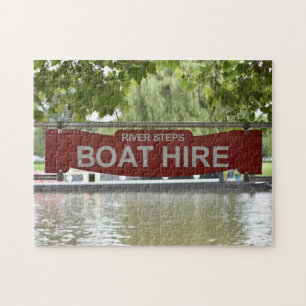 Boat Hire, River Avon, Warwickshire, England Puzzle
