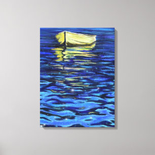 Boat on Sea Canvas Print - Malerei Leinwanddruck