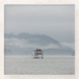 Boat On Windermere Glasuntersetzer
