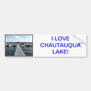 Boat Pier - Chautauqua Lake Autoaufkleber