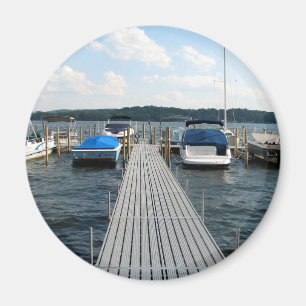 Boat Pier - Chautauqua Lake Magnet
