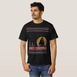 Boat Sailor Segeln Uganda Weihnachtssegeln Geschen T-Shirt